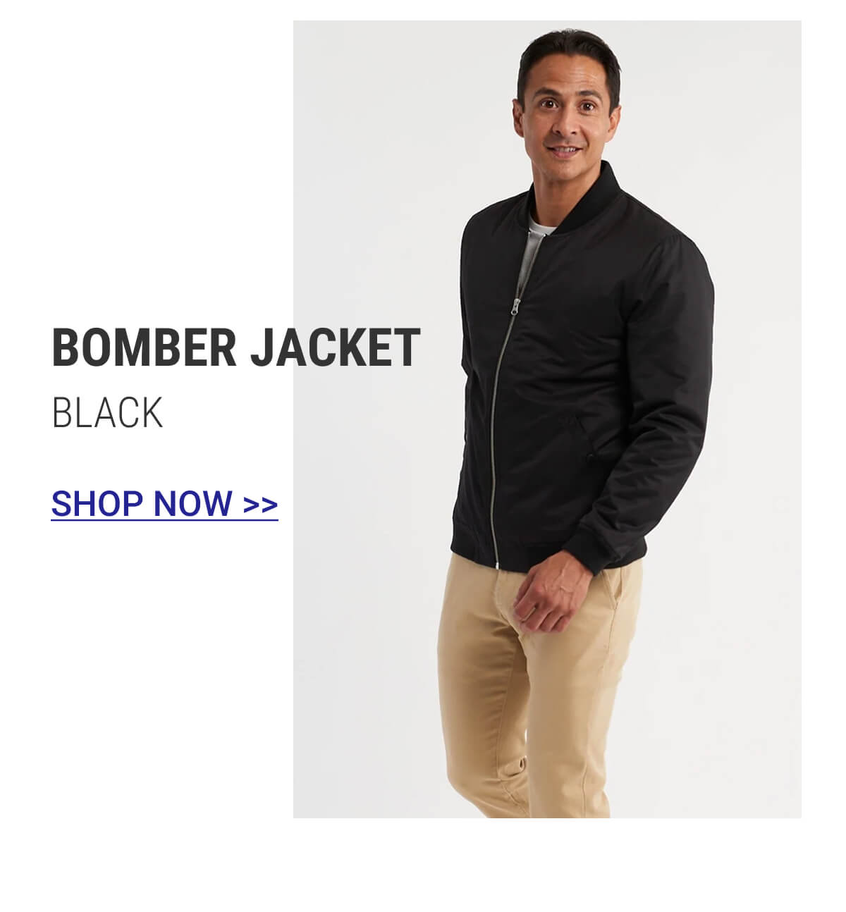 Black Bomber Jacket