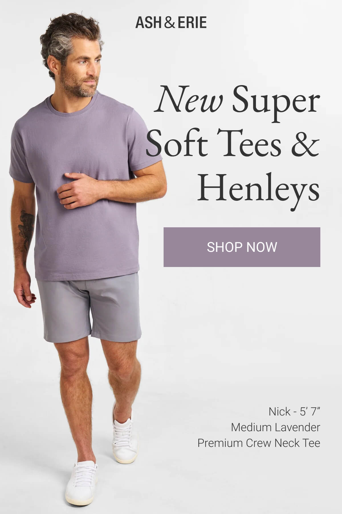 New Super Soft Tees & Henleys