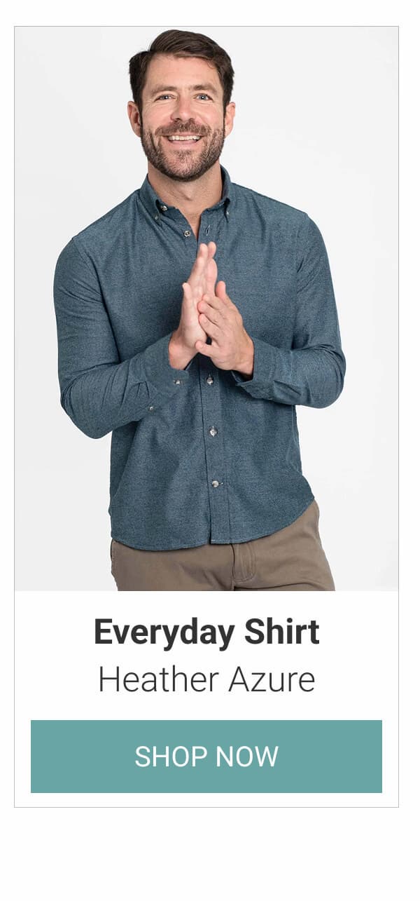 Heather Azure Everyday Shirt