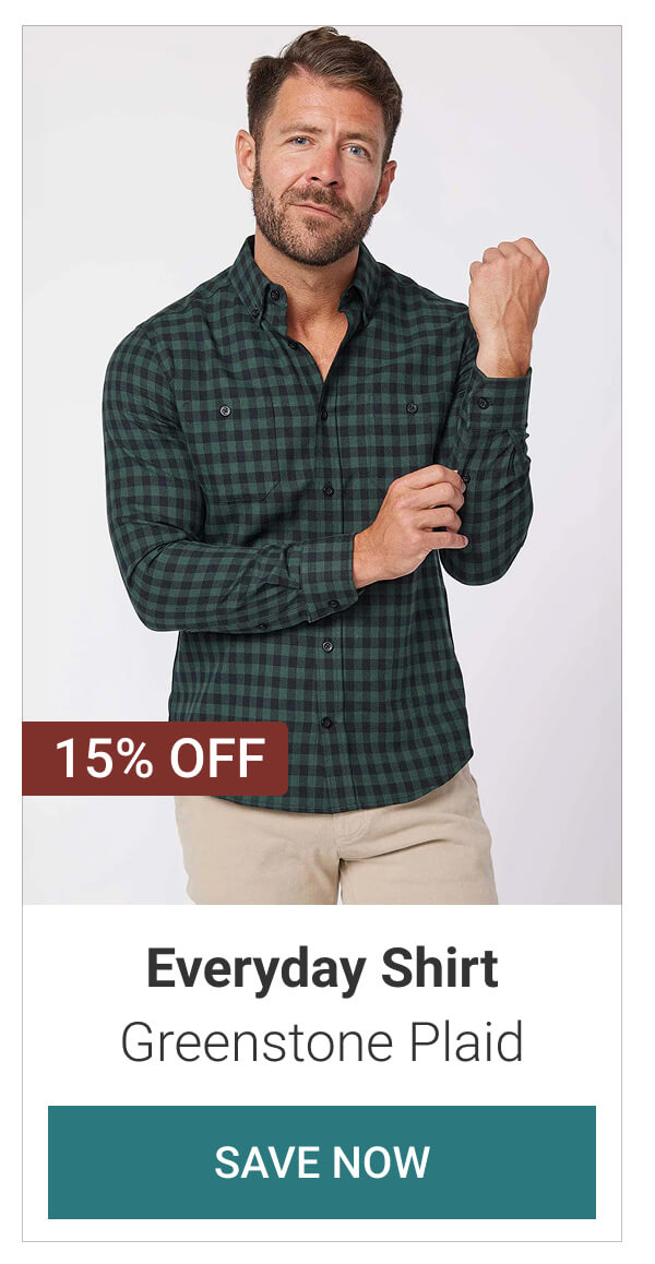 Greenstone Plaid Everyday Shirt
