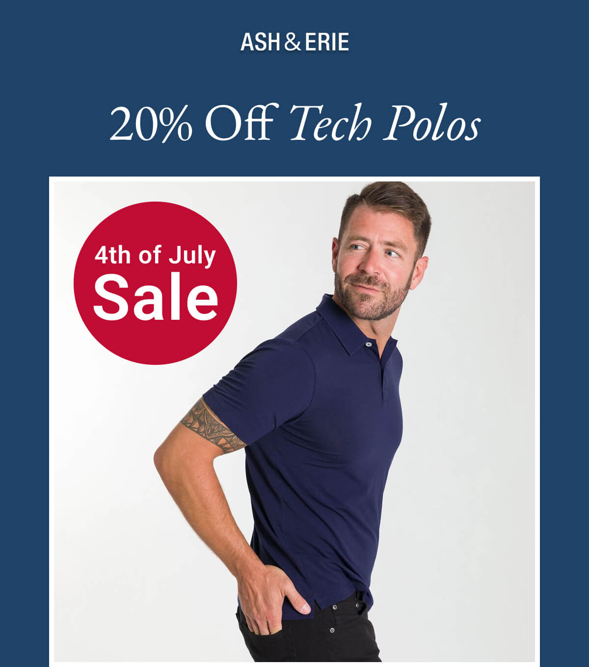 20% Off Tech Polos