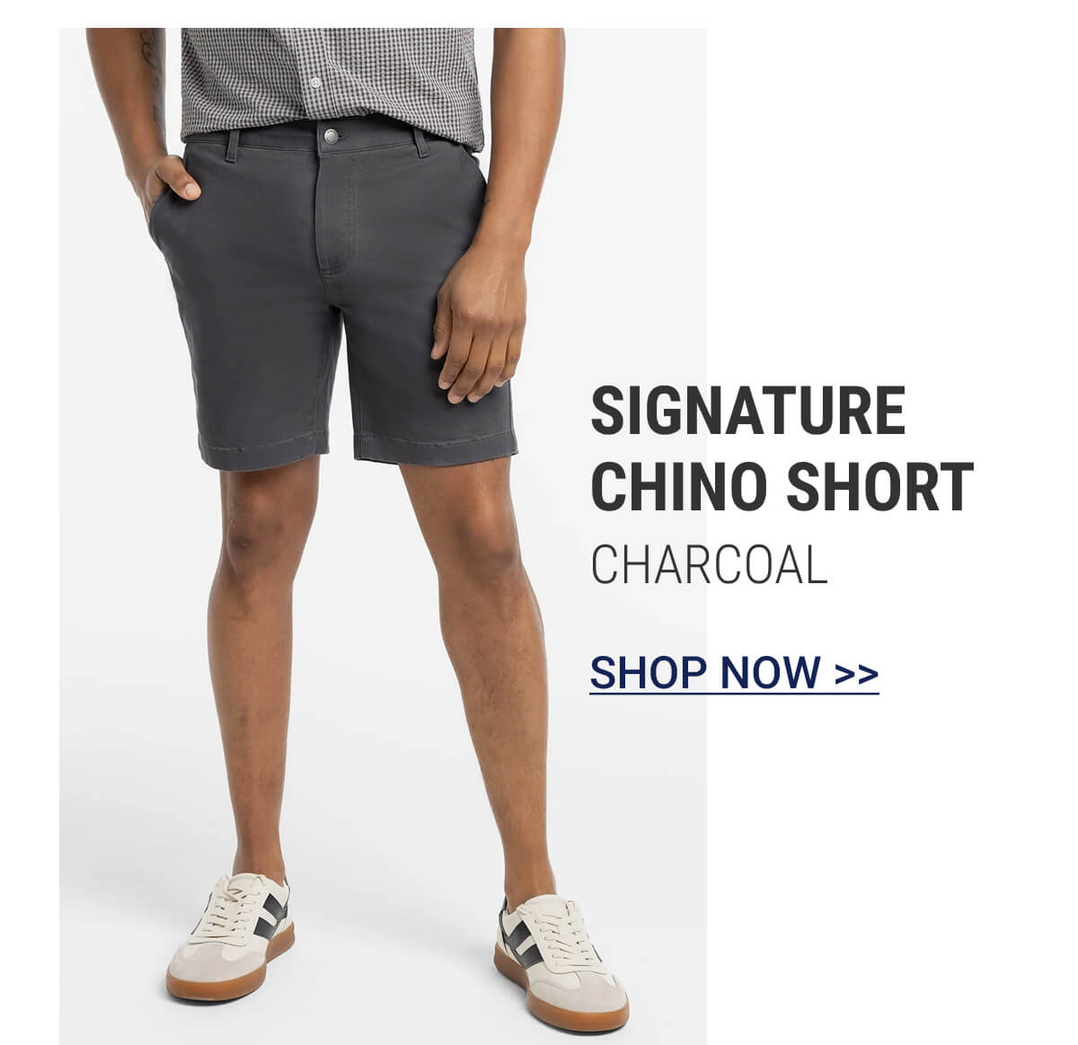 Charcoal Signature Chino Short