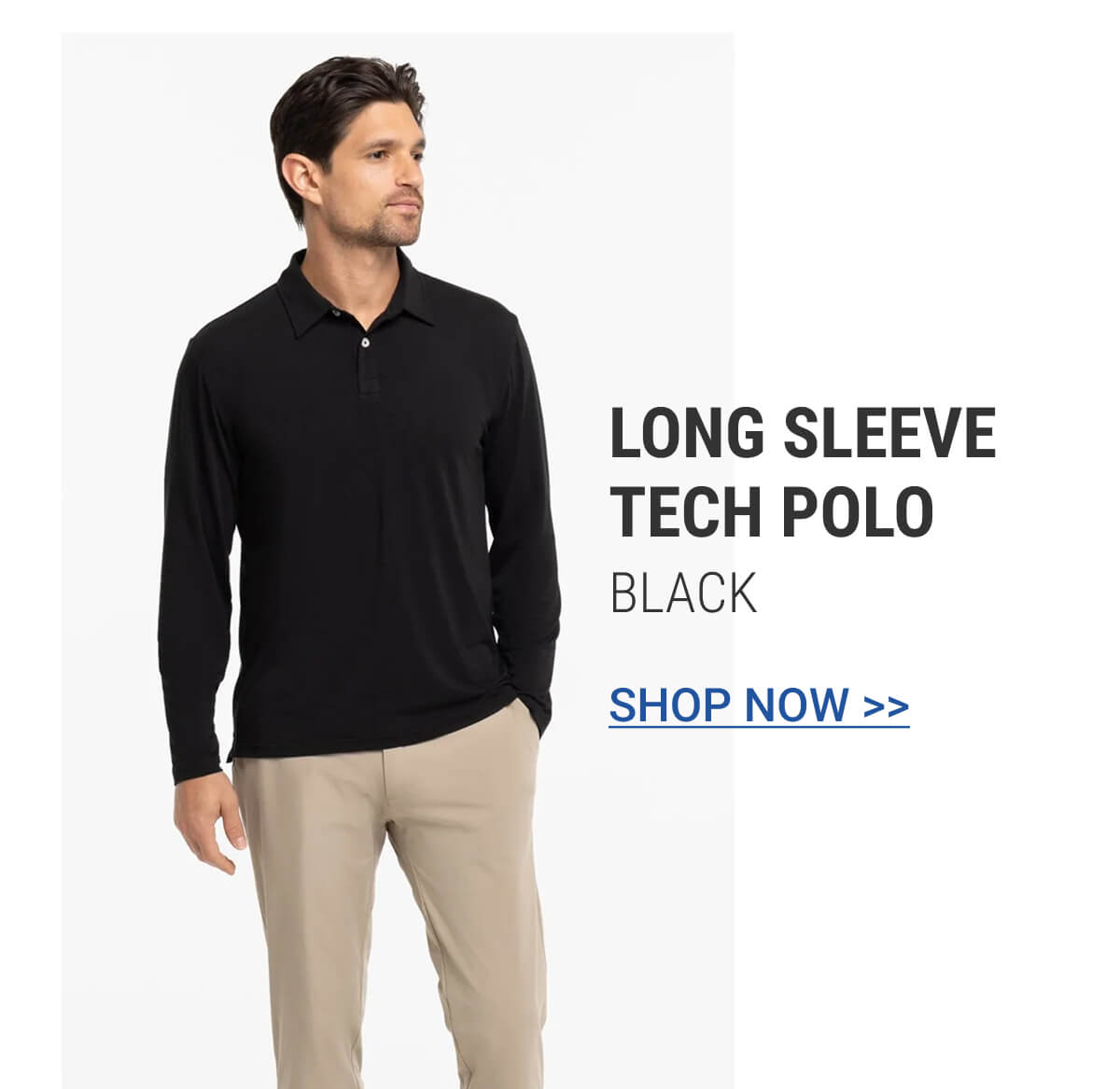 Long Sleeve Tech Polo