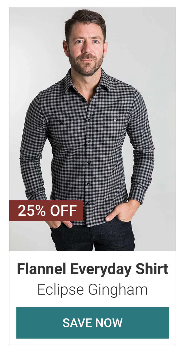 Eclipse Gingham Flannel Everyday Shirt