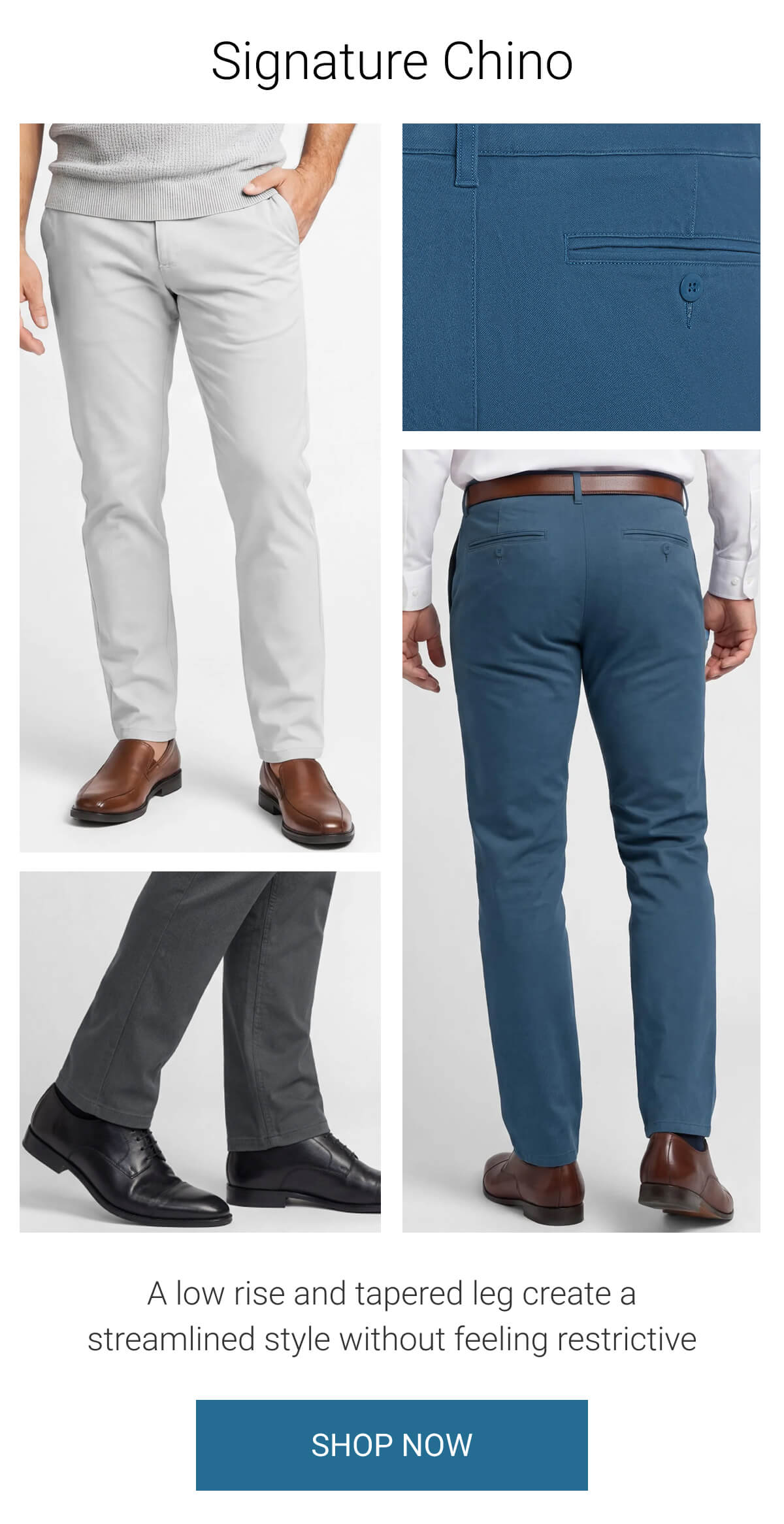 Fog Grey Signature Chino