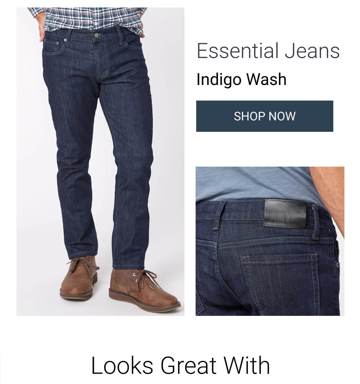Indigo Wash Essential Jeans