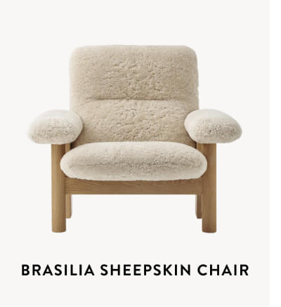Brasilia Sheepskin Lounge Chair