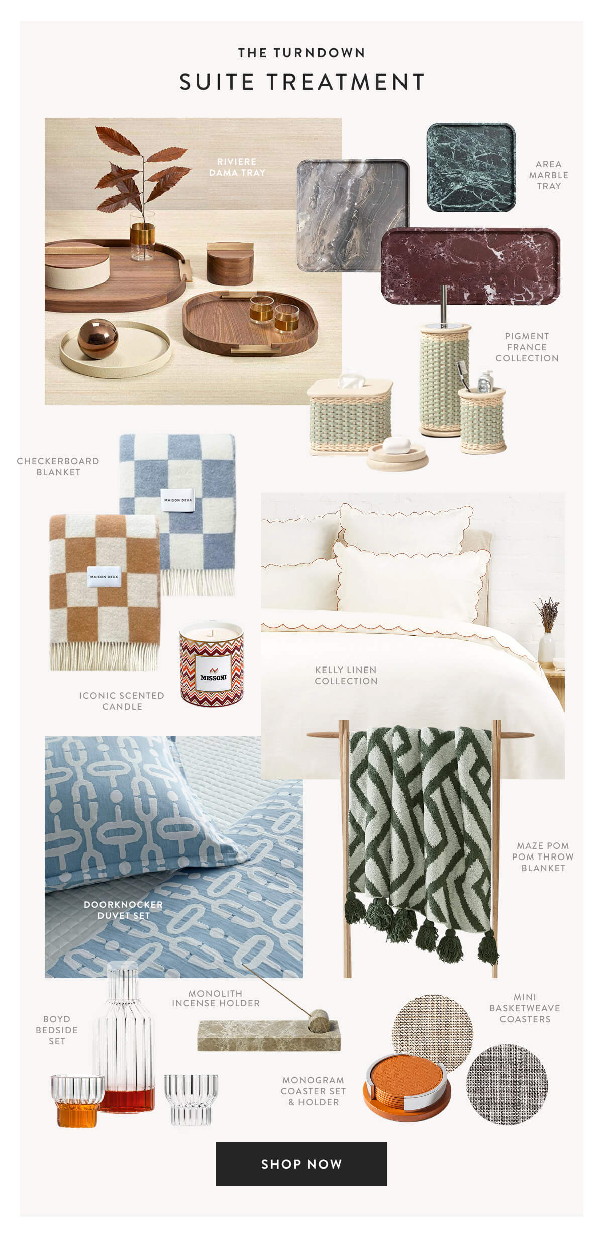 The Turndown: Suite Treatment. Shop Guest Room Essentials.