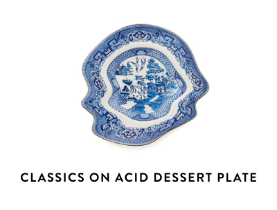 Classics on Acid Dessert Plate