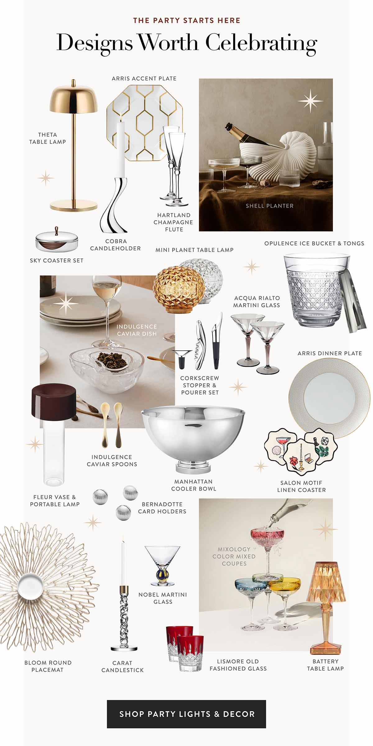 The party starts here - Designs worth celebrating