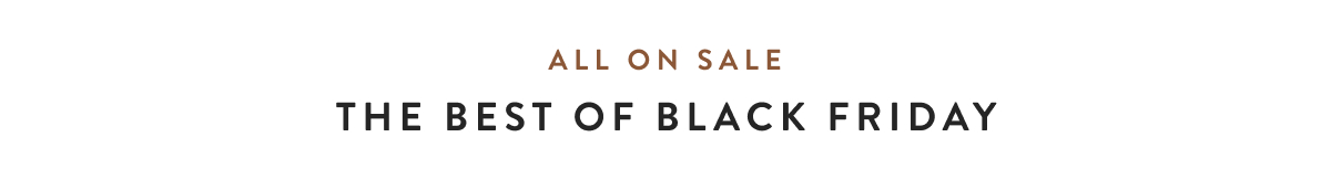 All on Sale - The best of Black Friday 