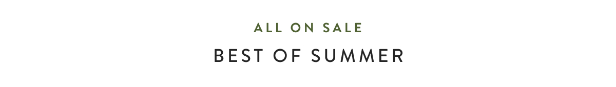 All on Sale - Best of Summer