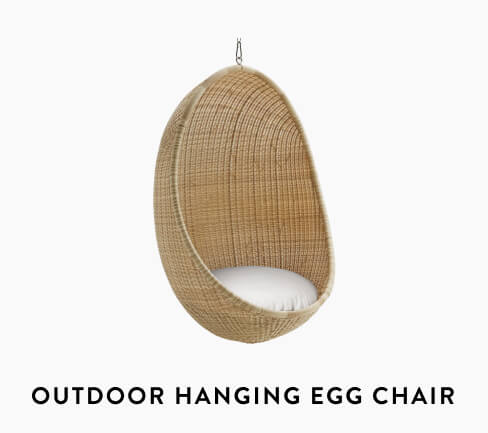 Nanna Ditzel Outdoor Hanging Egg Chair