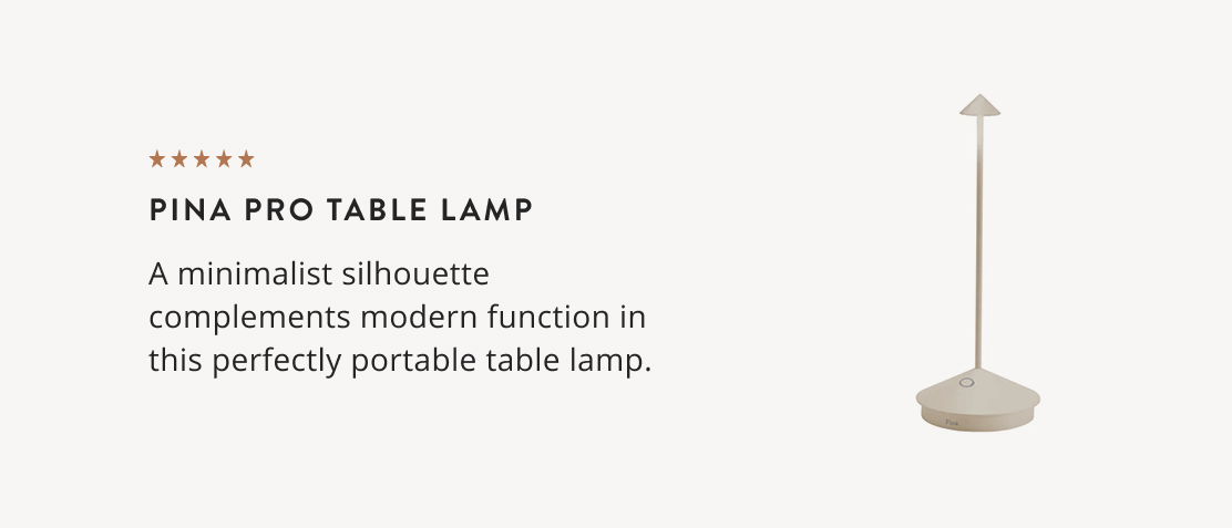 Pina pro table lamp