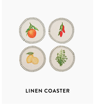 Linen Coaster