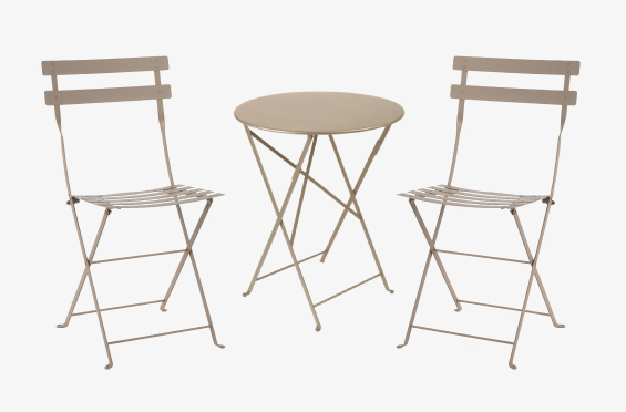 Bistro Chair & Round Folding Table Set.2