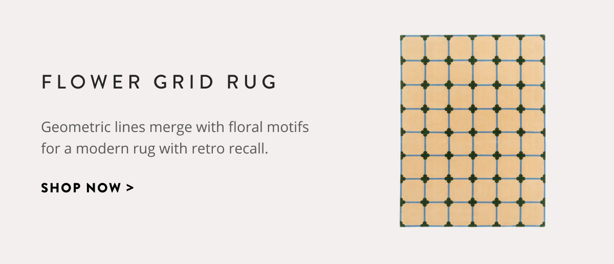 Flower Grid Rug