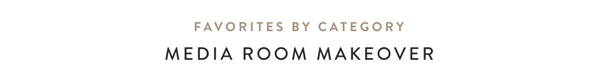 Media Room Makeover