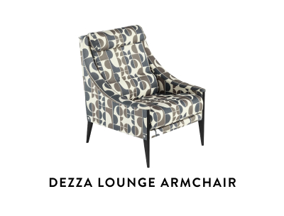 Dezza Lounge Armchair with Headrest