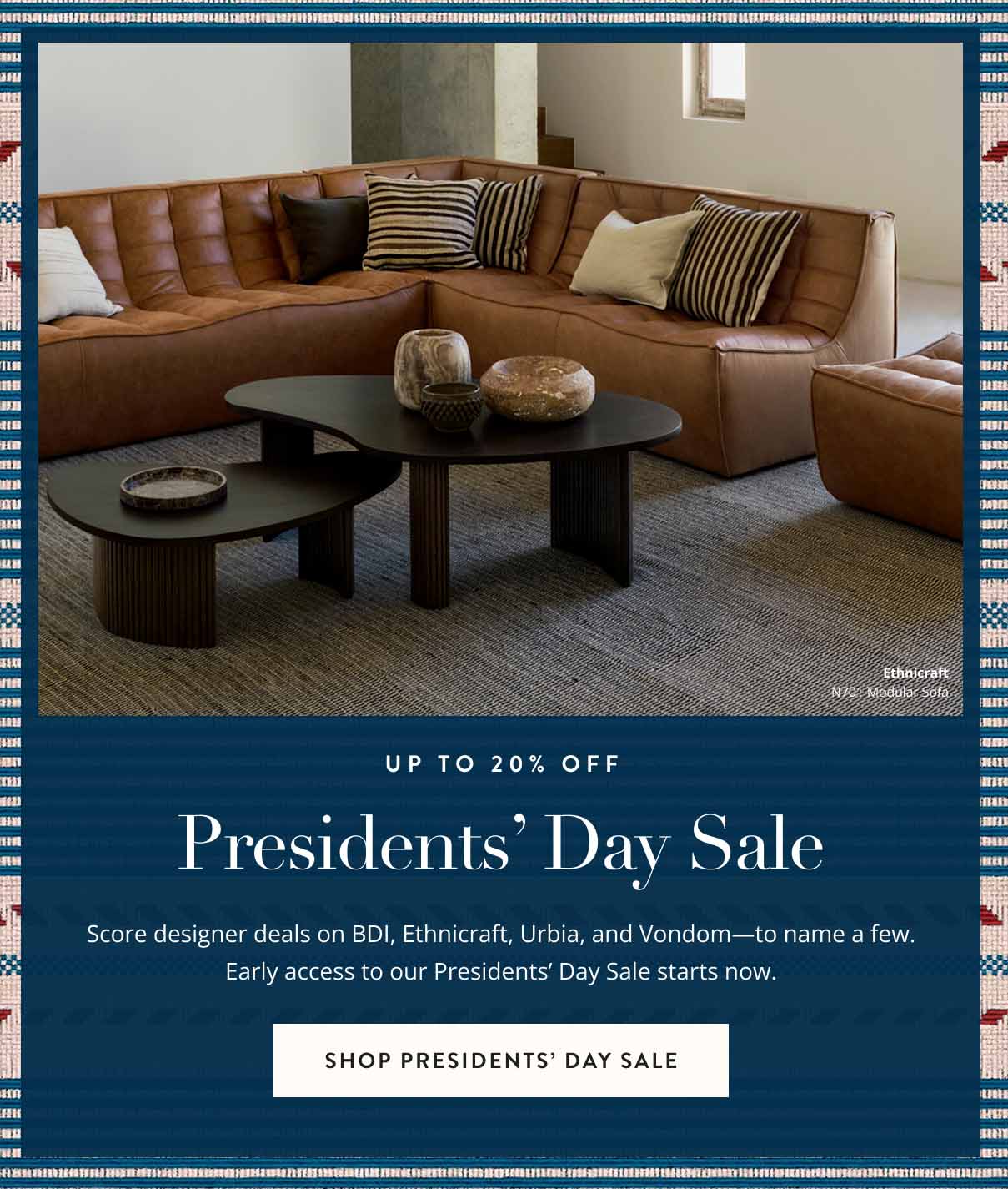 Up to 20% off - Presidents' Day Sale 