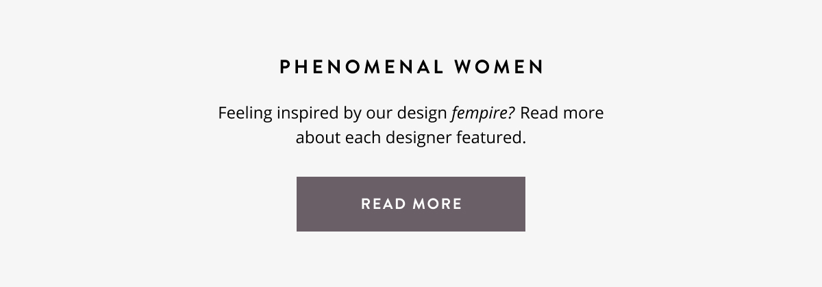 International Women's Day Designer Spotlight