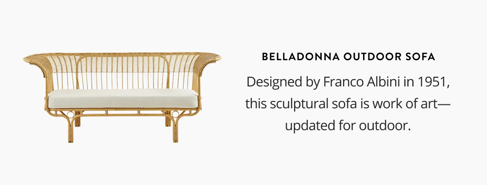 Belladonna outdoor sofa 