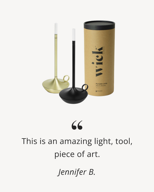 Wick Portable Table Lamp