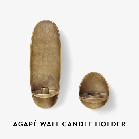 Agapé Wall Candle Holder