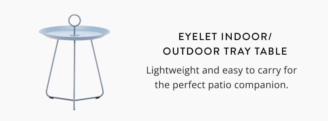 Eyelet Indoor Outdoor Tray Table