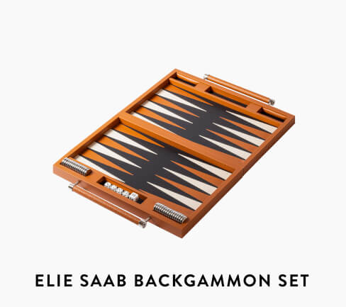  elie saab backgammon set