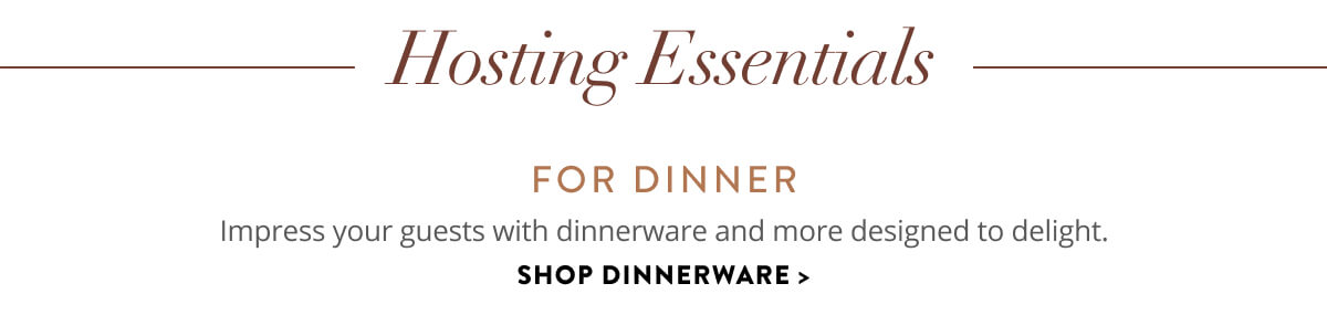 Hosting Essentials_Shop Dinnerware