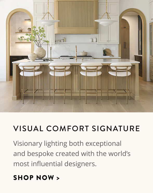 Visual Comfort Signature: Visionary lighting both exceptional and bespoke created with the world's most influential designers. Shop now.