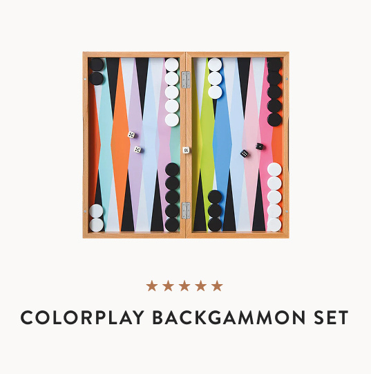 Colorplay backgammon set