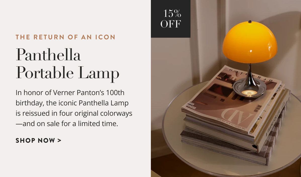 The Return of an Icon - Panthella Portable Lamp