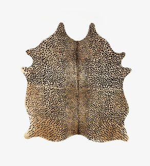 Four Hands Leopard Printed Hide Rug