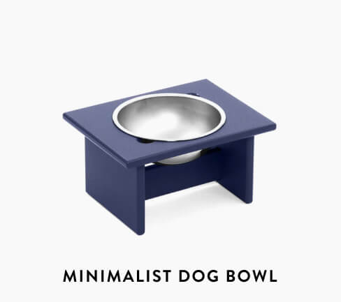 Minimalist Single Dog Bowl