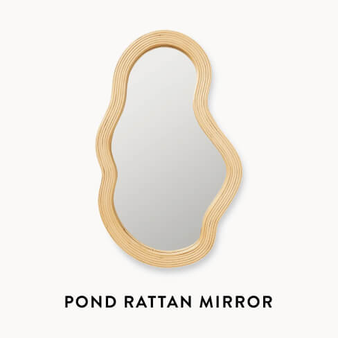 Pond Rattan Mirror
