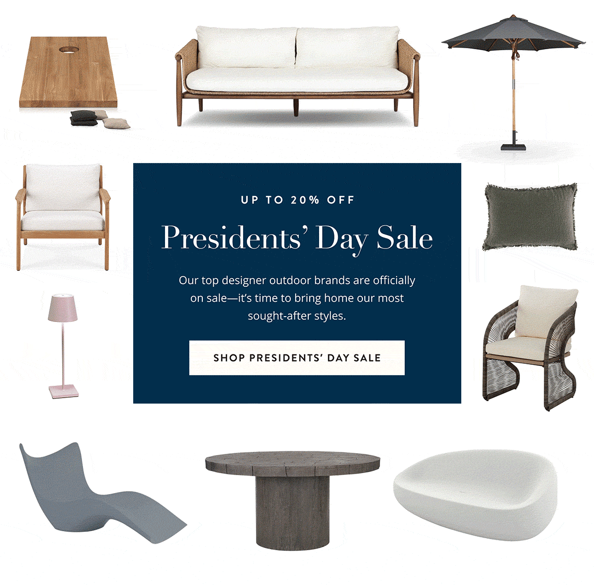 Up to 20% off - Presidents' Day Sale