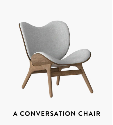 A conversation chair