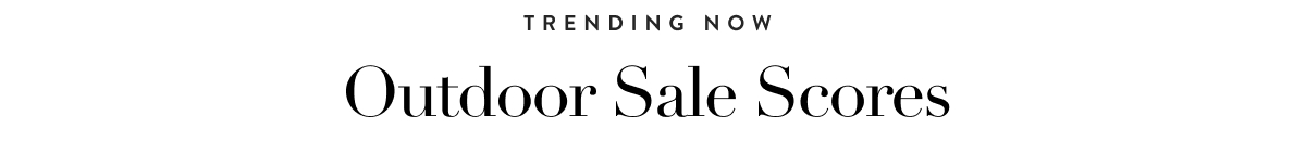 Outdoor Sale Scores