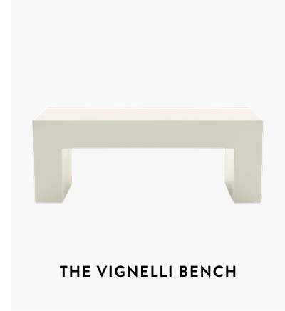 The Vignelli Bench