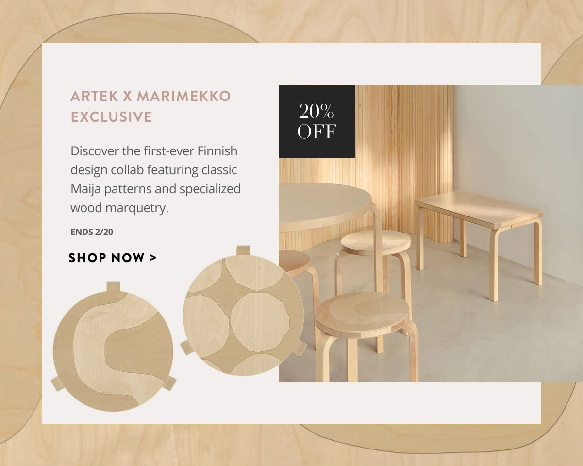 20% off Artek x Marimekko exclusive