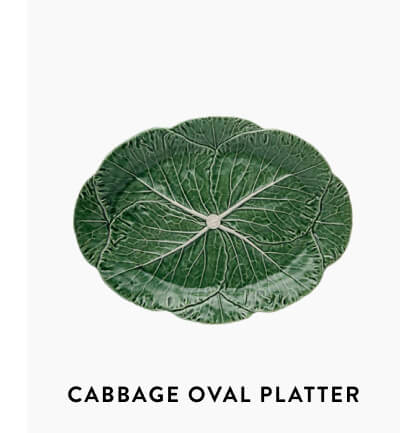  Cabbage Oval Platter