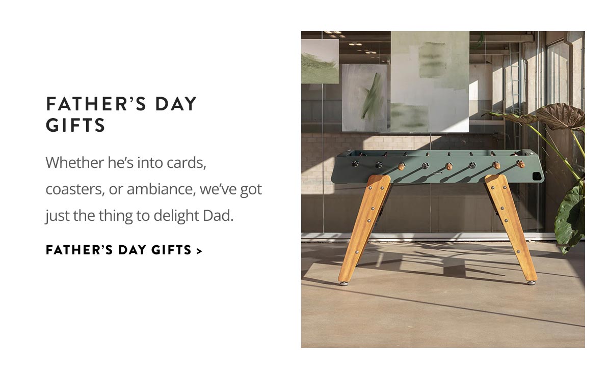 Father's Day Gifts. Whether he’s into cards,  coasters, or ambiance, we’ve got just the thing to delight Dad.