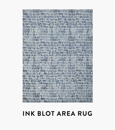 Ink Blot Area Rug