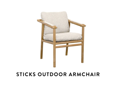 Sticks Outdoor Dining Armchair