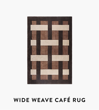 Wide Weave Café Rug