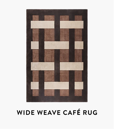 Wide Weave Café Rug