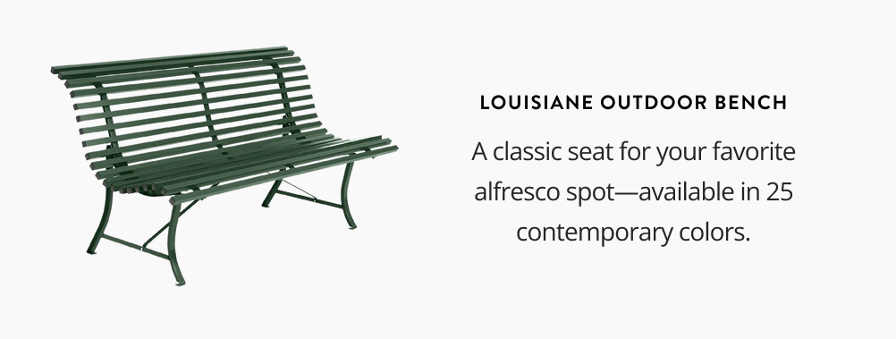 Louisiane Outdoor Bench