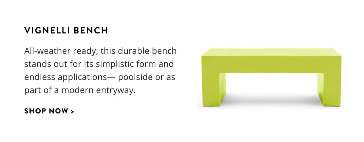 Vignelli Bench